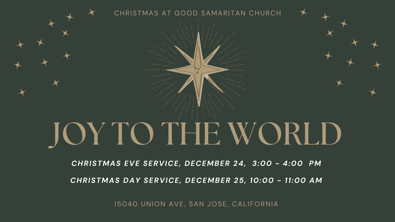 Christmas Eve and Christmas Day Services at Good Samaritan Church